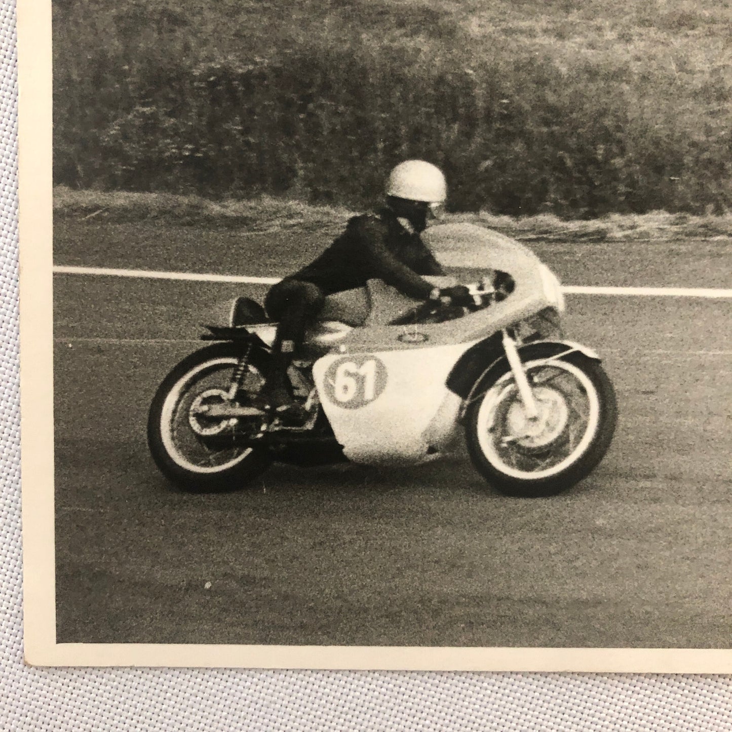 Vintage Motorcycle Racing Photo Photograph 1969 Bill Ivy