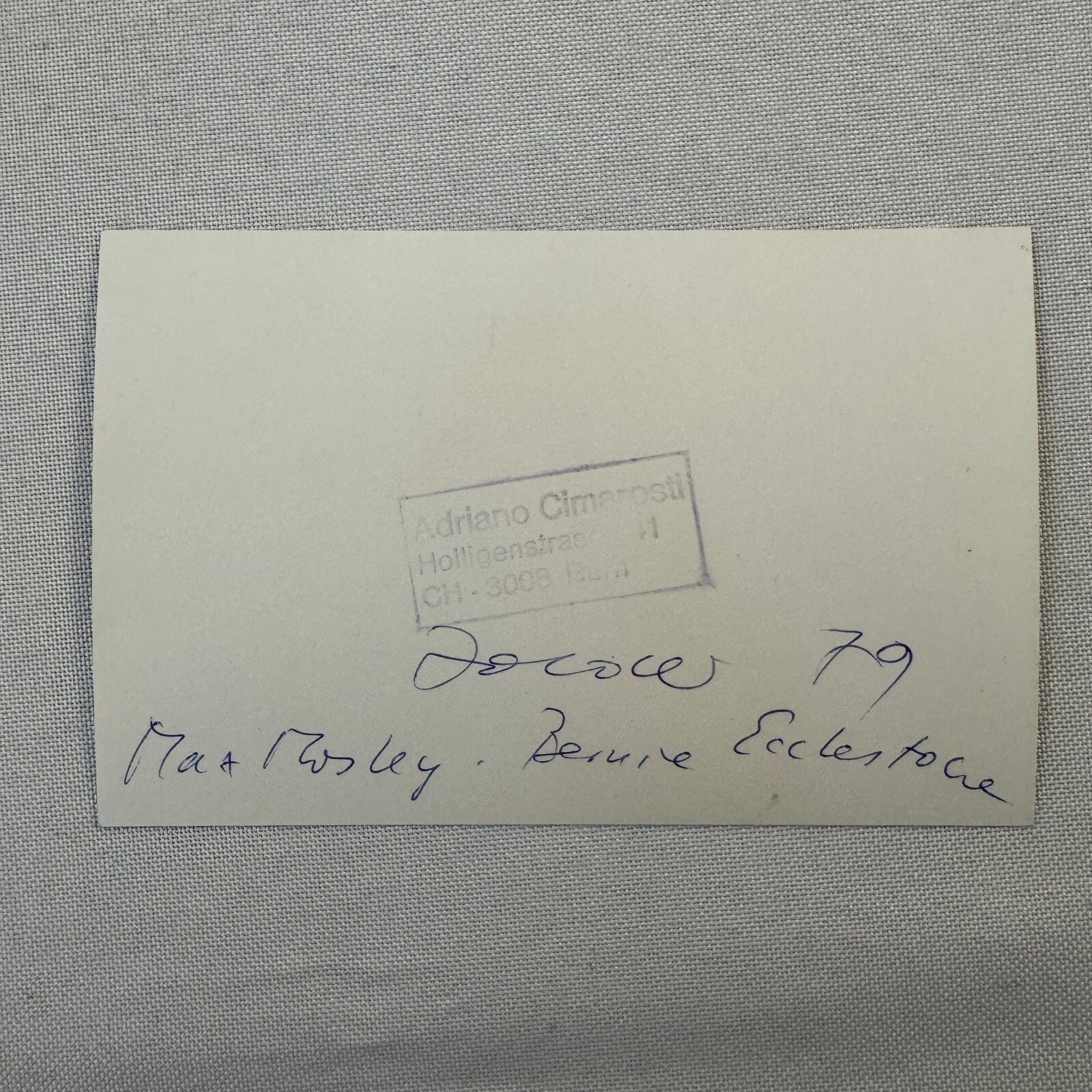 Bernie Ecclestone and Max Mosley Racing Photo Photograph Print