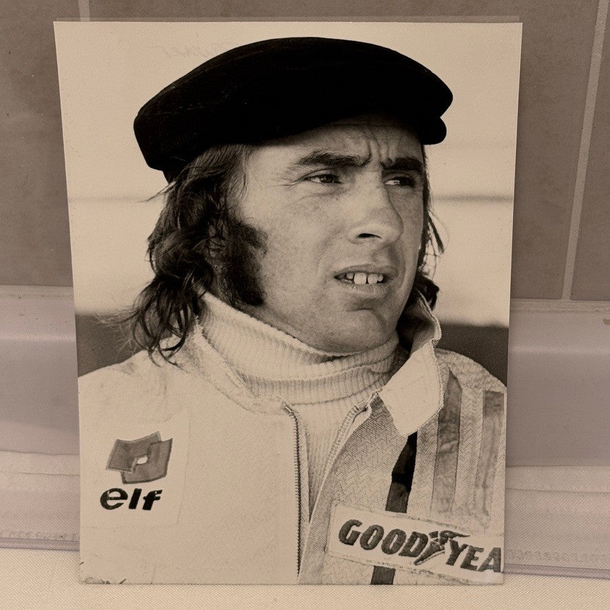 Vintage Racing Photo Jackie Stewart Grand Prix Race Jutta Fausel