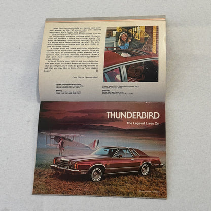 1979 Ford Car Brochure Magazine Ford Pinto LTD Thunderbird Mustang Granada