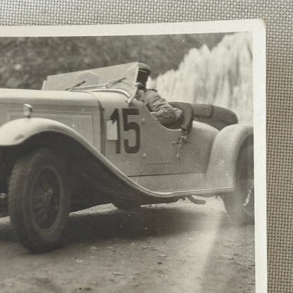 Vintage Photograph Photo Print Early Racing Car Race Motorsports