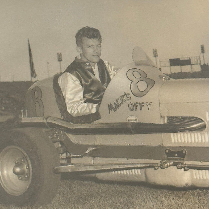 Vintage Midget Racing Car Photo Photograph Print Motorsport Mack's Offy
