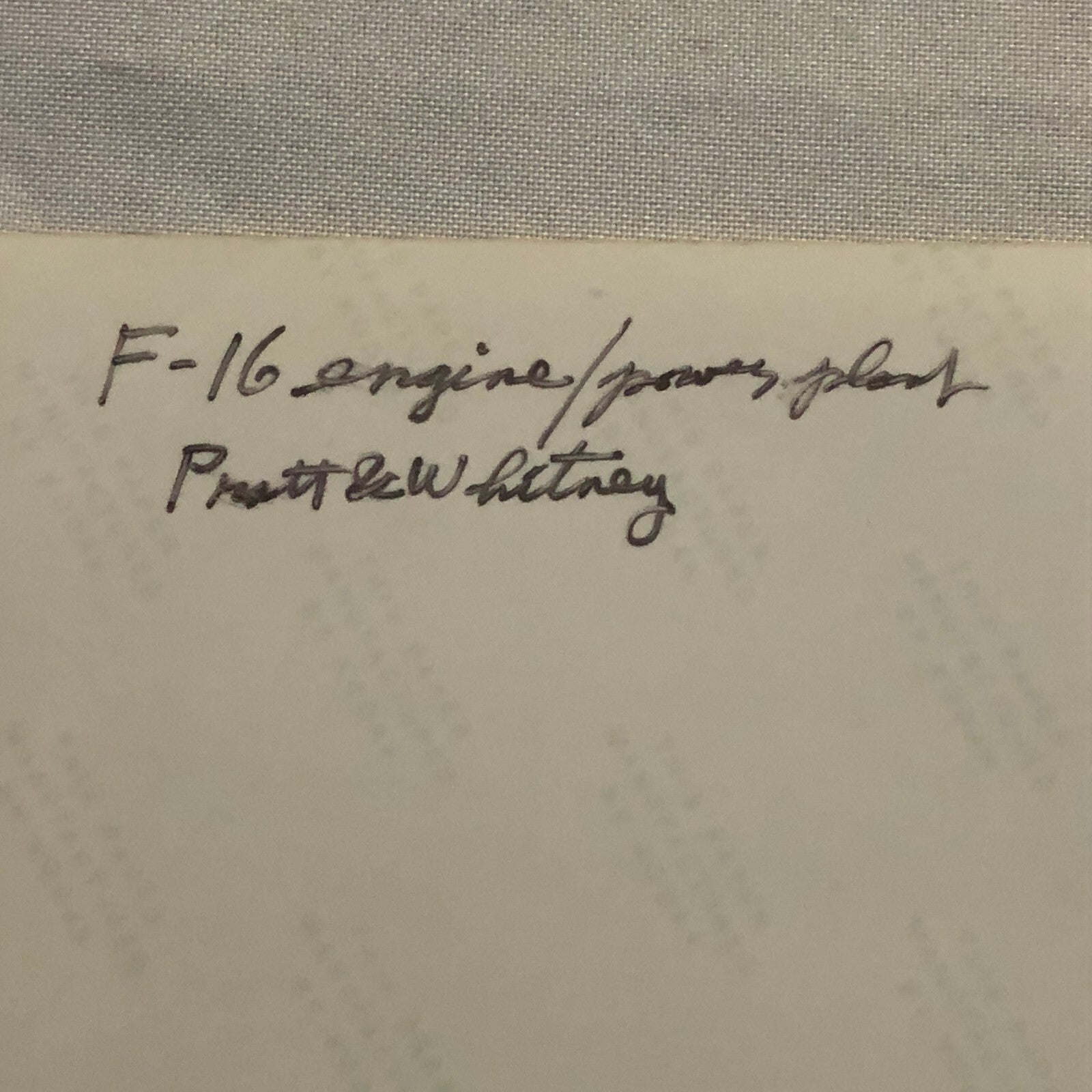 Military F-16 Jet Plane Engine Photo Photograph Print