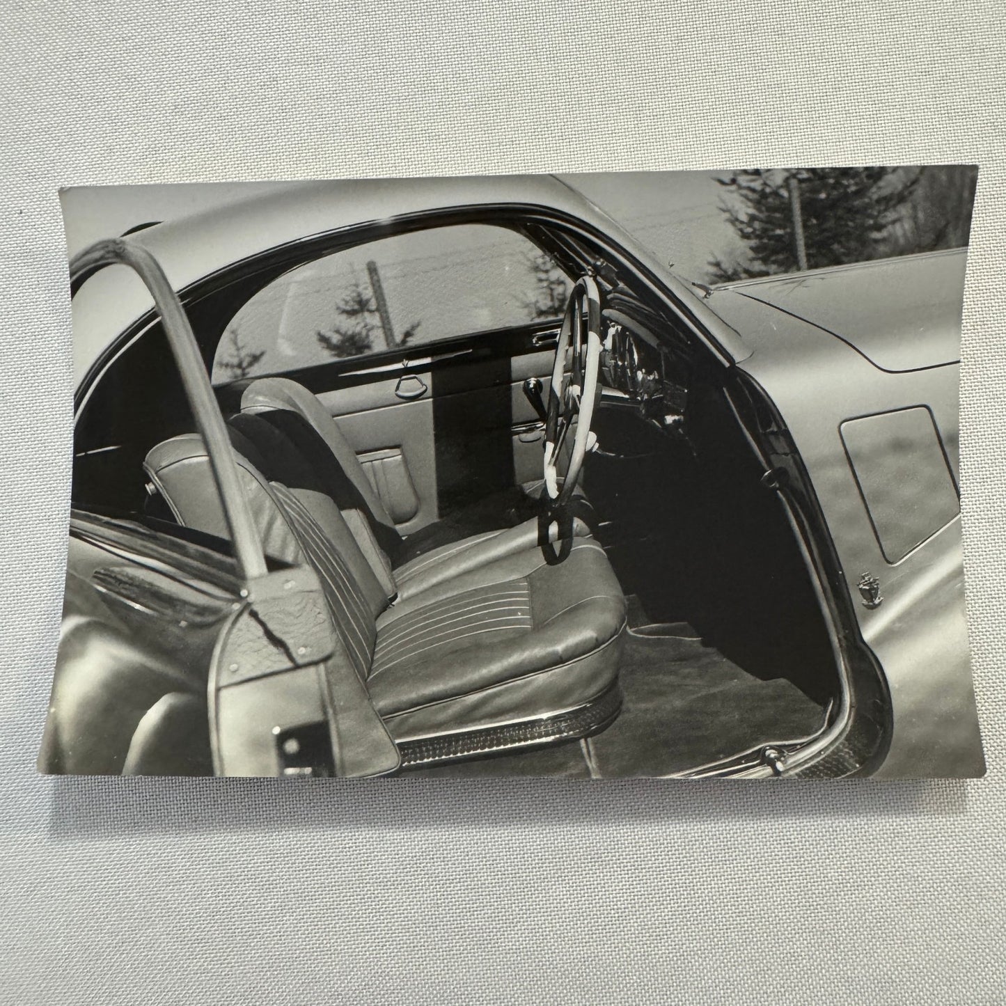 Vintage Photograph Photo Print Beautiful Car Automobile Interior