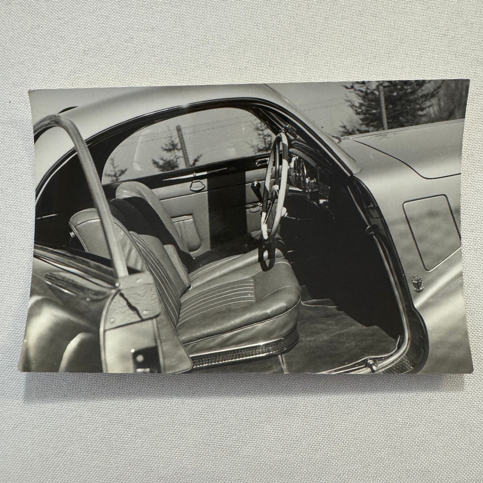 Vintage Photograph Photo Print Beautiful Car Automobile Interior