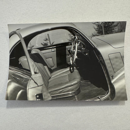 Vintage Photograph Photo Print Beautiful Car Automobile Interior