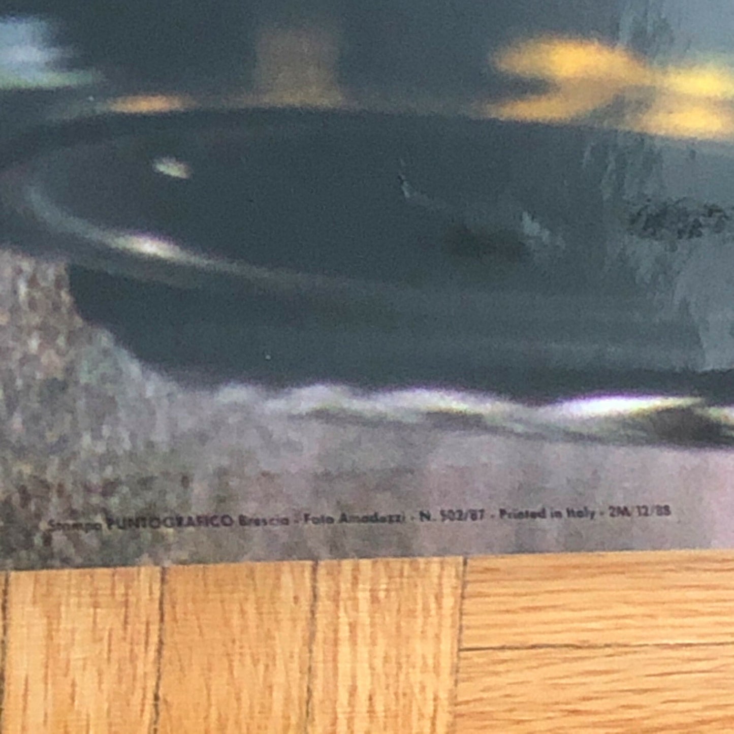 Poster Ferrari F1 Formula One Gerhard Berger Racing Car Automotive Art Decor