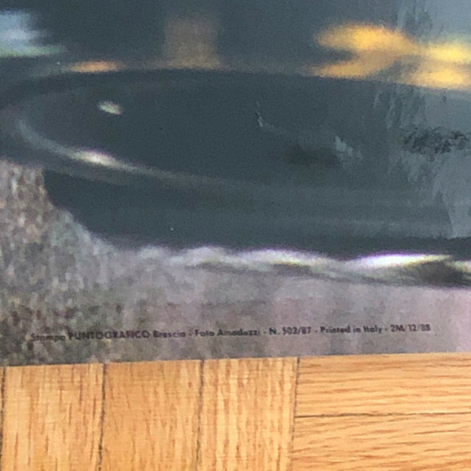 Poster Ferrari F1 Formula One Gerhard Berger Racing Car Automotive Art Decor