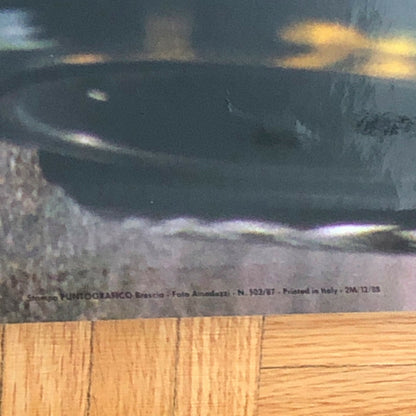 Poster Ferrari F1 Formula One Gerhard Berger Racing Car Automotive Art Decor