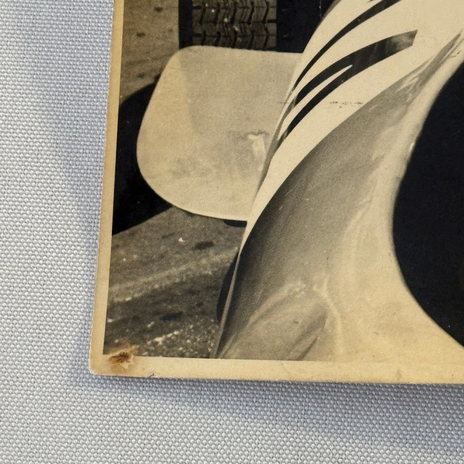 Vintage Racing Photo Photograph Juan Manuel Fangio Mercedes W196 1955 British GP