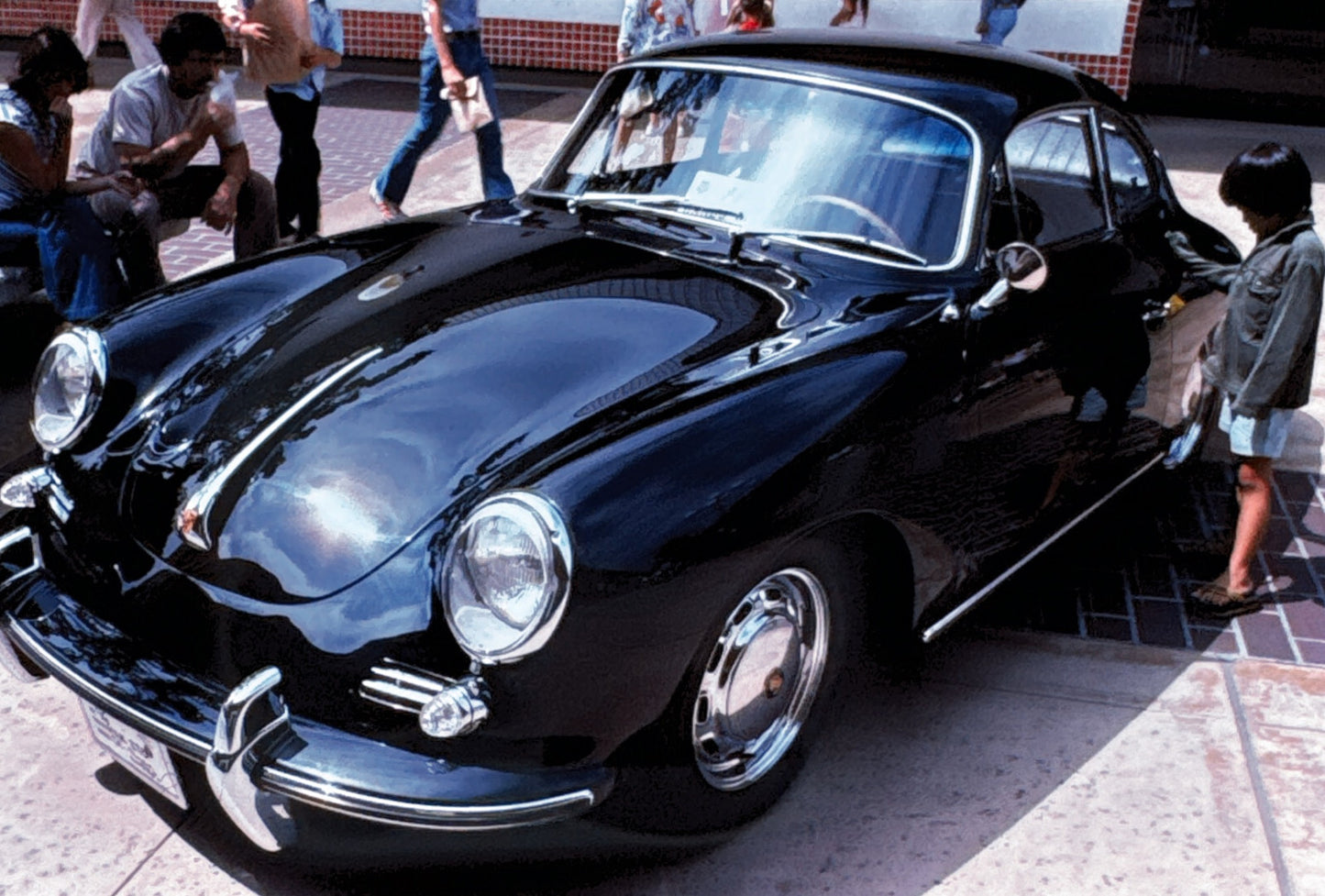 35MM Vintage Photo Slide Porsche 356 Car 1977