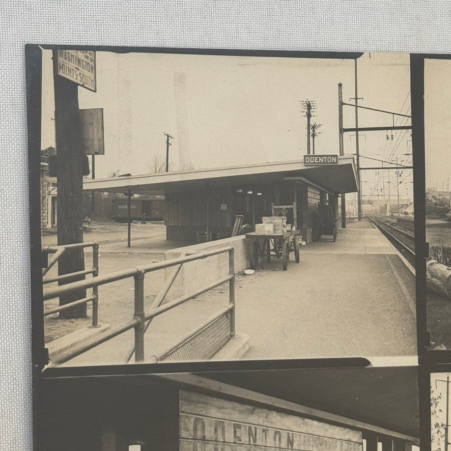 Vintage Pennsylvania Railroad Photo Contact Sheet Photograph Al Paul Lefton PRR