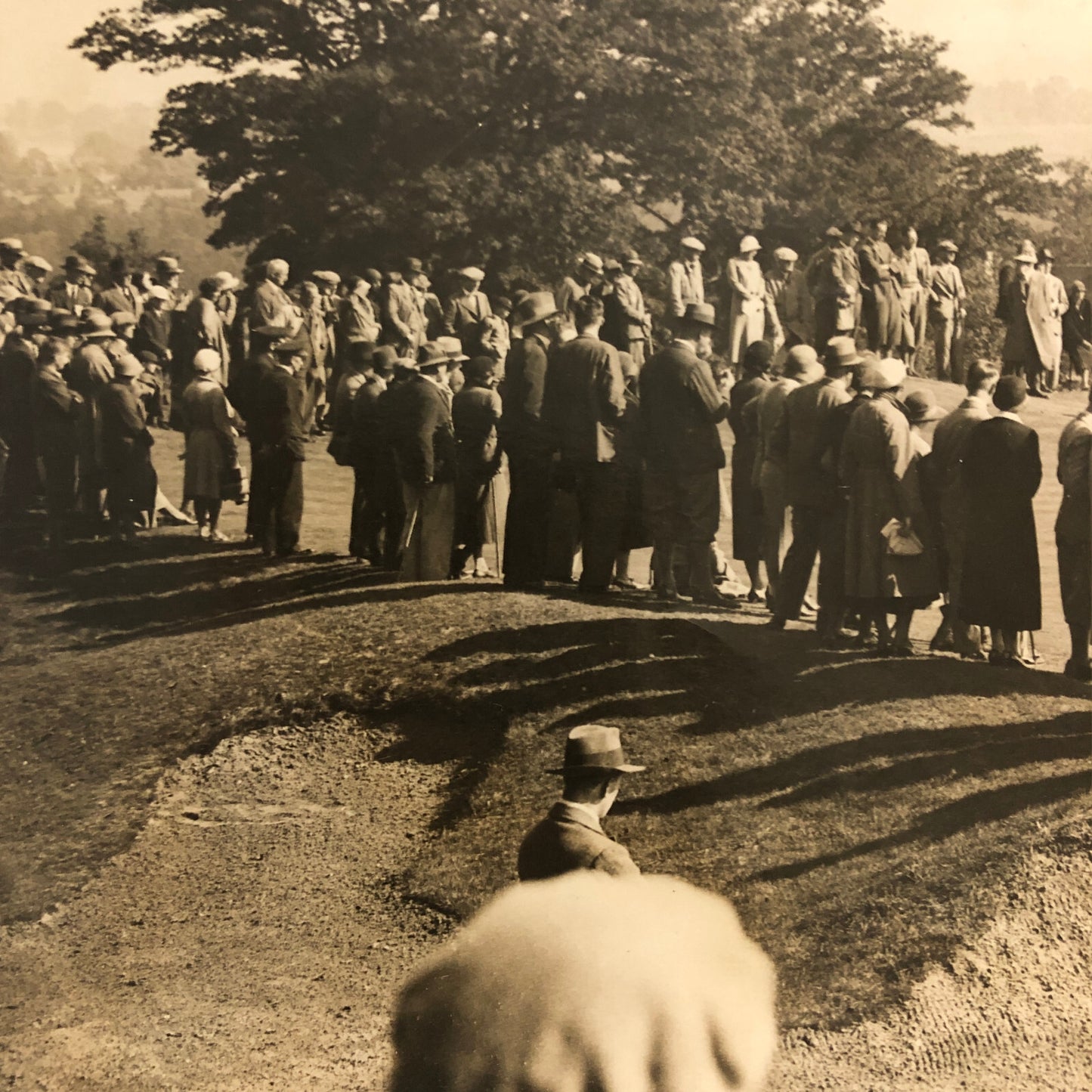 Press Photo Photograph Golf Golfer Tournament Moor Park 1932 Alf Padgham Perry