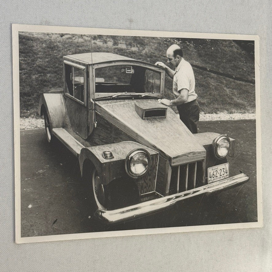 Vintage Custom Car Photo Photograph Print Volkswagen Beetle VW Based Automobile