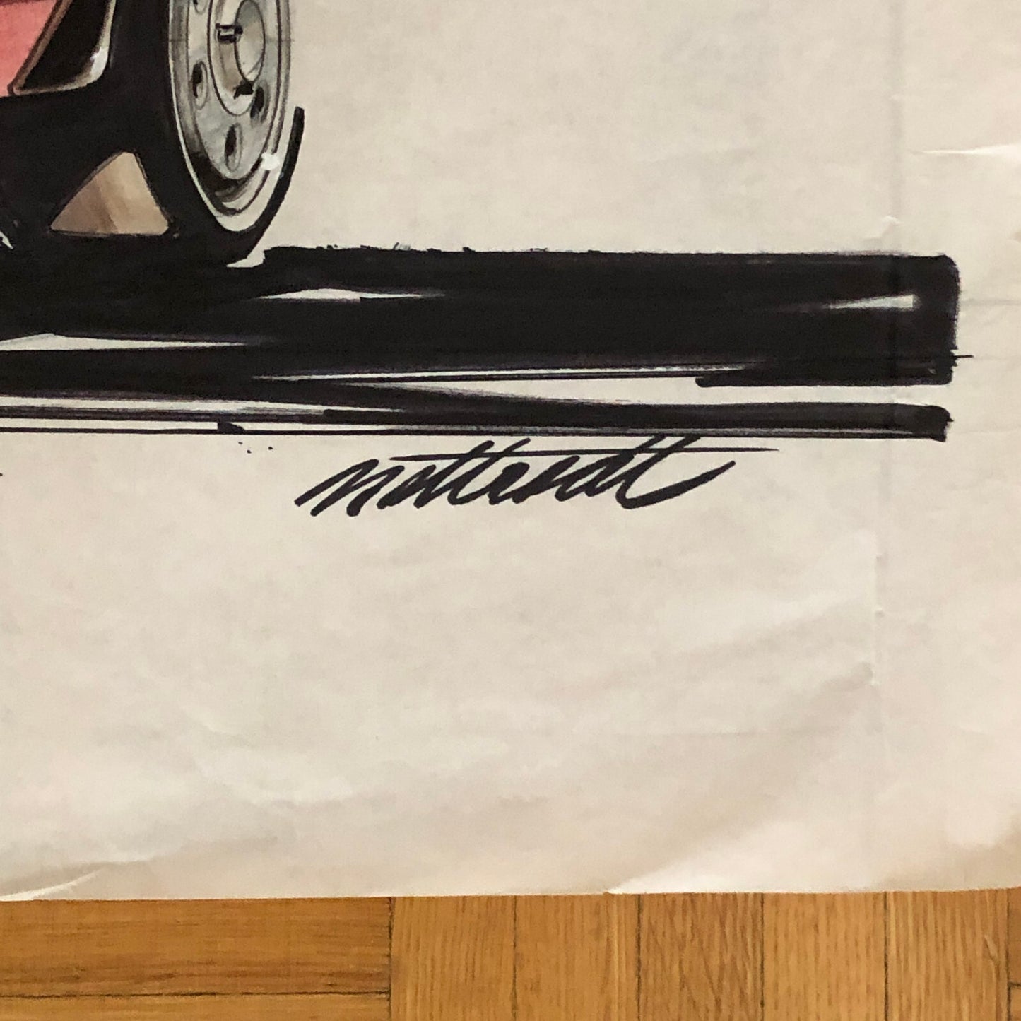 Car Styling Concept Illustration Art Drawing Sketch NOTTRODT Ford Fiesta S MK1