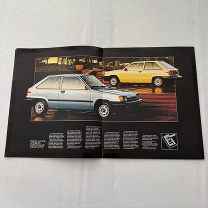 1983 Toyota Tercel Car Sales Brochure Catalog SR5 Wagon Liftback 4WD Vintage