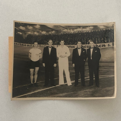 Press Photo Photograph German Sports Champions Bicycle Billiards Rowing Football
