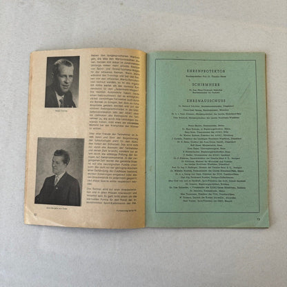 1957 ADAC 1000KM Racing Program Nurburgring Race German