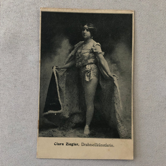 Circus Performer Dancer Act Woman in Costume Postcard Post Card Clara Ziegler