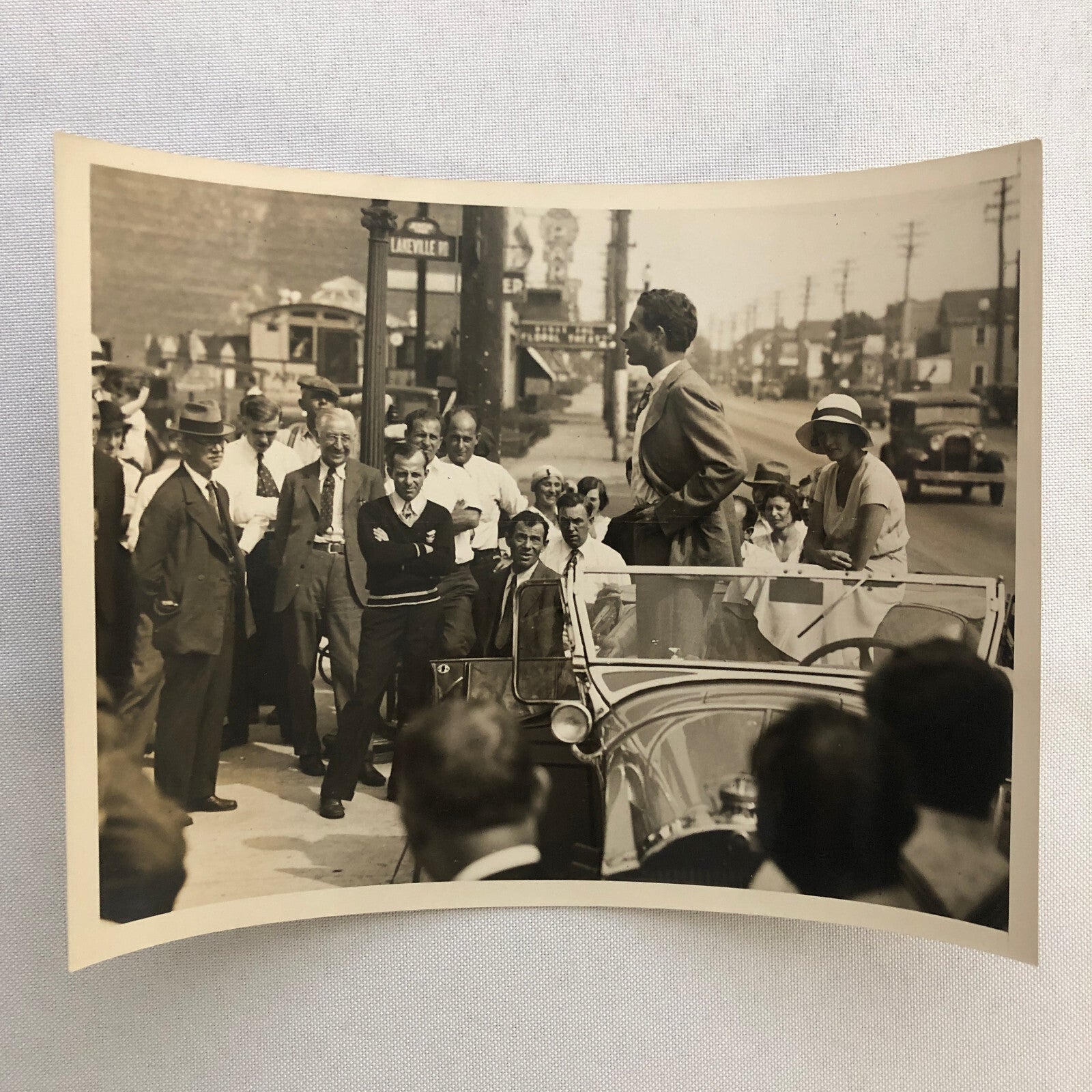 Press Photo Photograph Wealthy Sportsman Democrat Congress Political Campaign