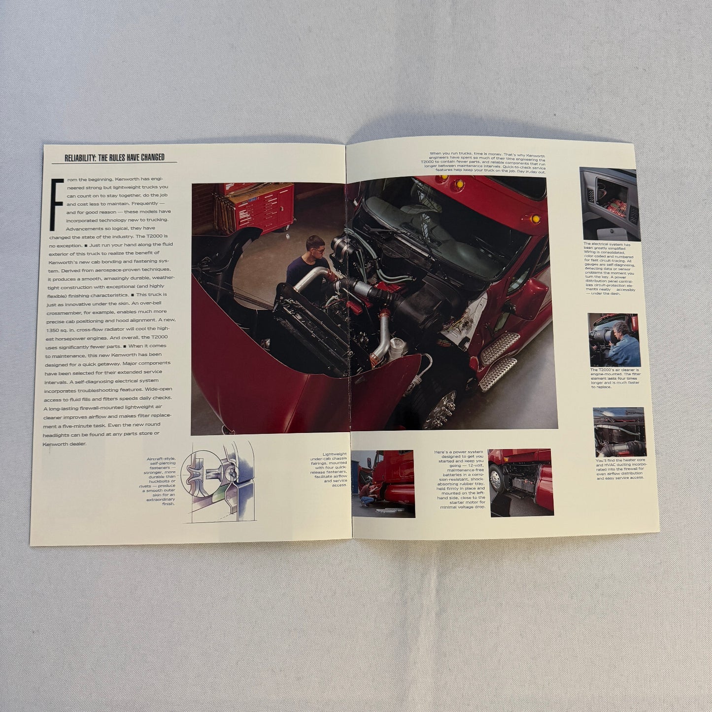 1996 Kenworth T2000 Truck Sales Brochure Catalog - Original