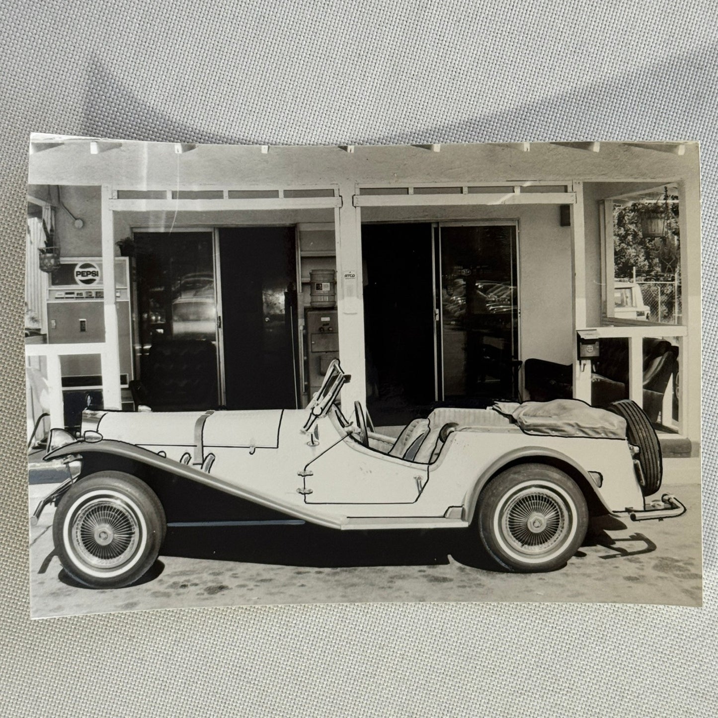 Vintage Kit Car Custom Car Photo Photograph Mercedes Benz Replica Volkswagen