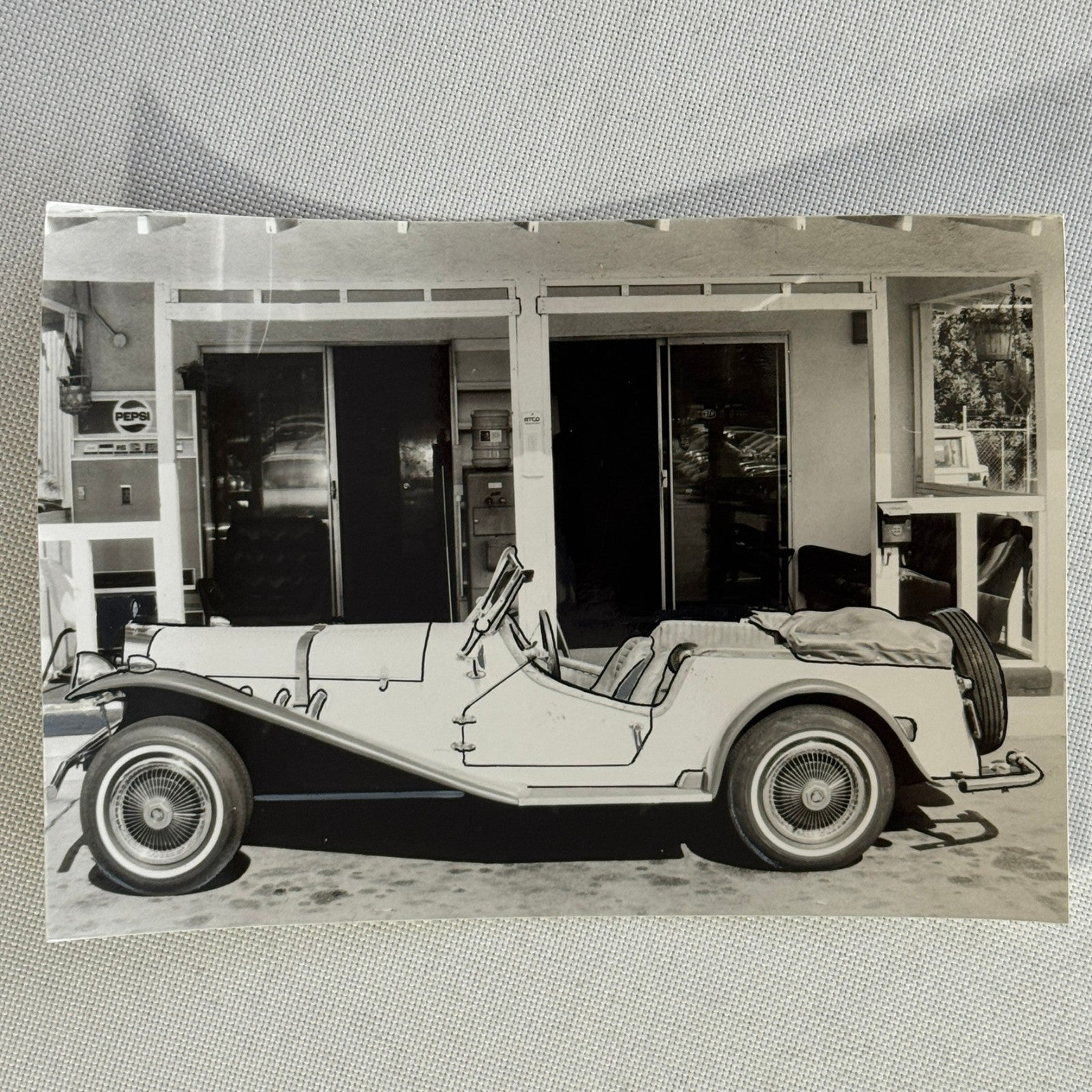 Vintage Kit Car Custom Car Photo Photograph Mercedes Benz Replica Volkswagen