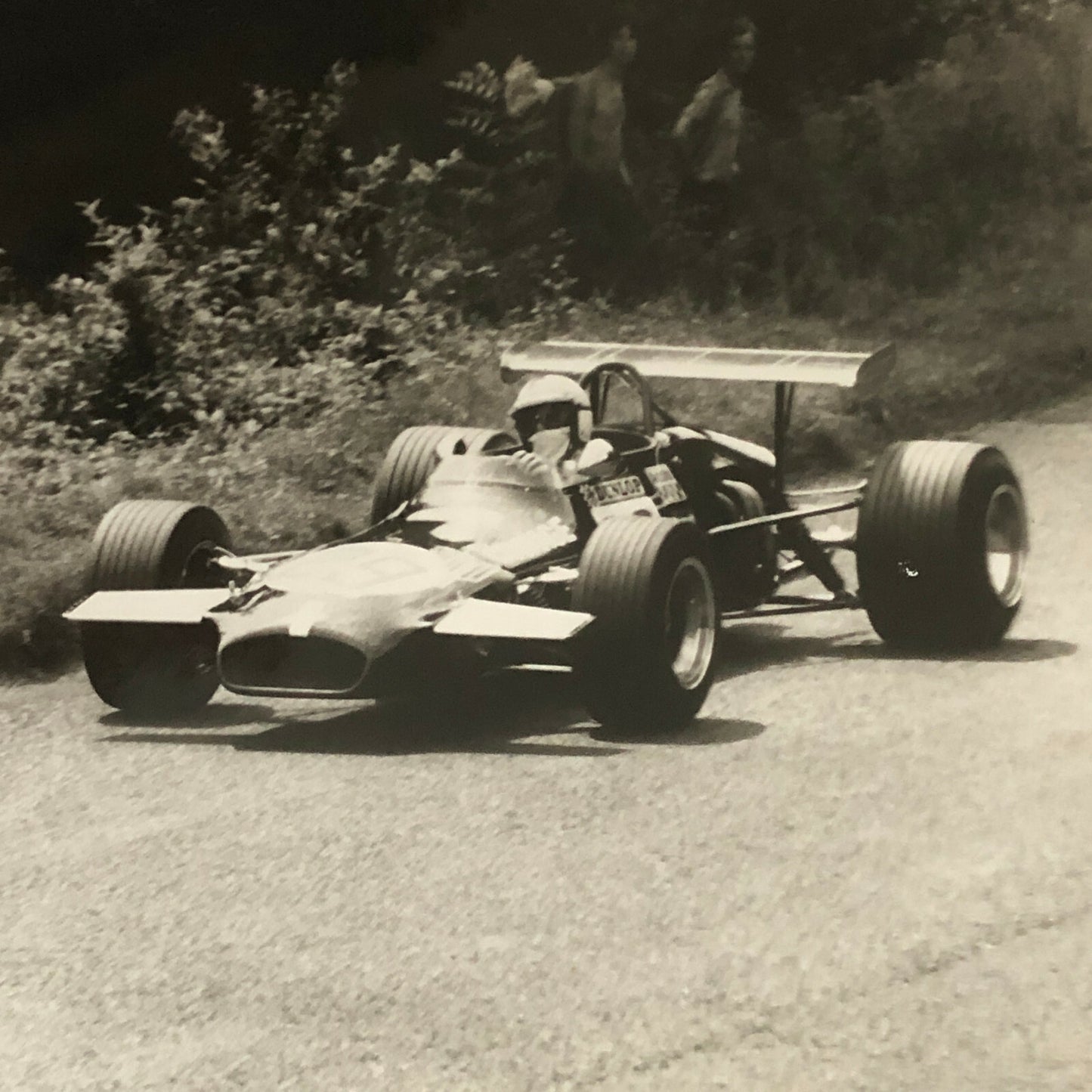 Vintage Racing Car Driver Photo Photograph Print 