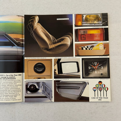 1982 Renault 9 Car Sales Brochure Catalog Advertising Vintage