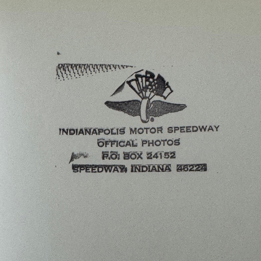 Vintage Indy 500 Racing Photo 1970 Oldsmobile Official Pace Car Photograph