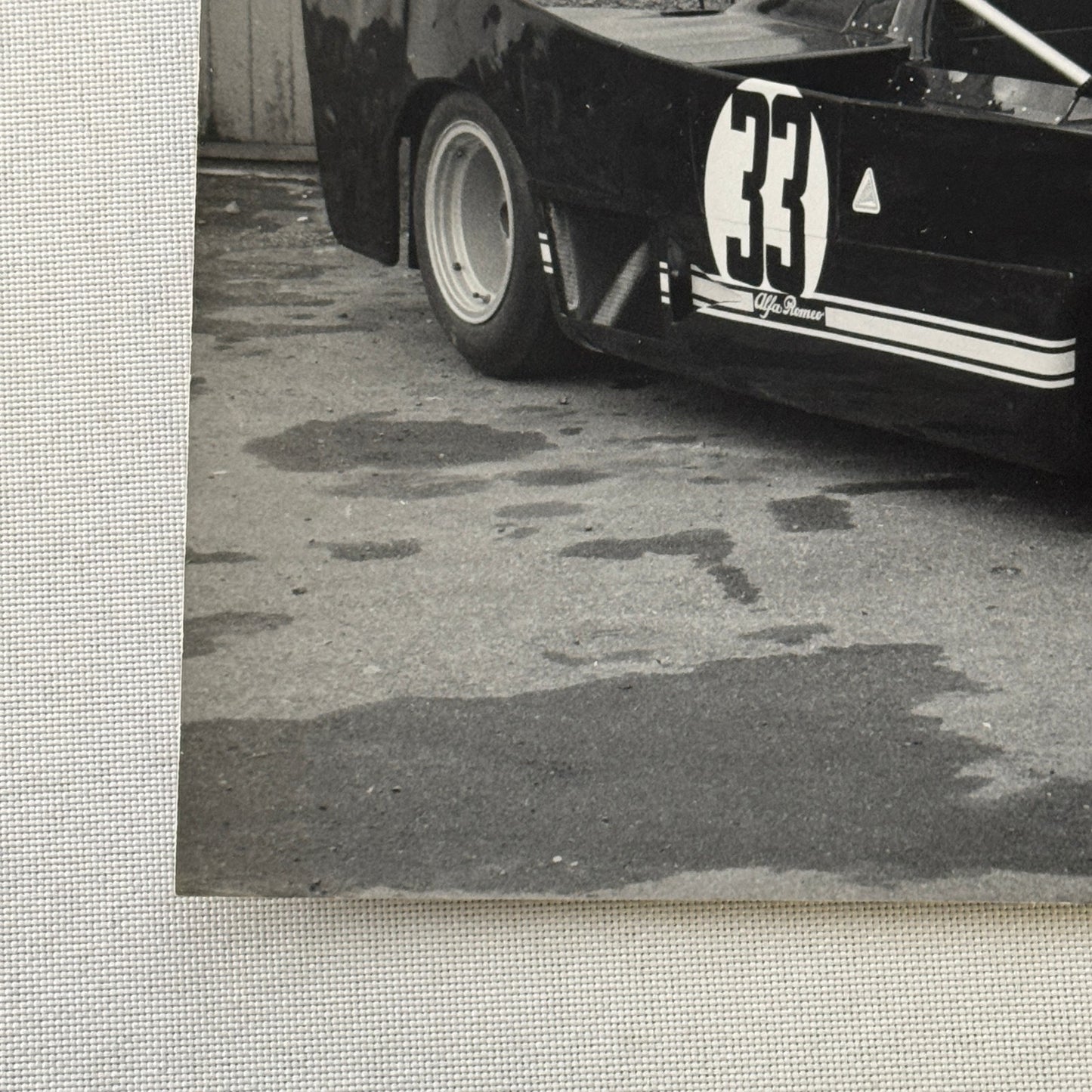 Vintage Racing Photo Alfa Romeo 33 TT 12 Turbo Car Photograph Motorsport Print