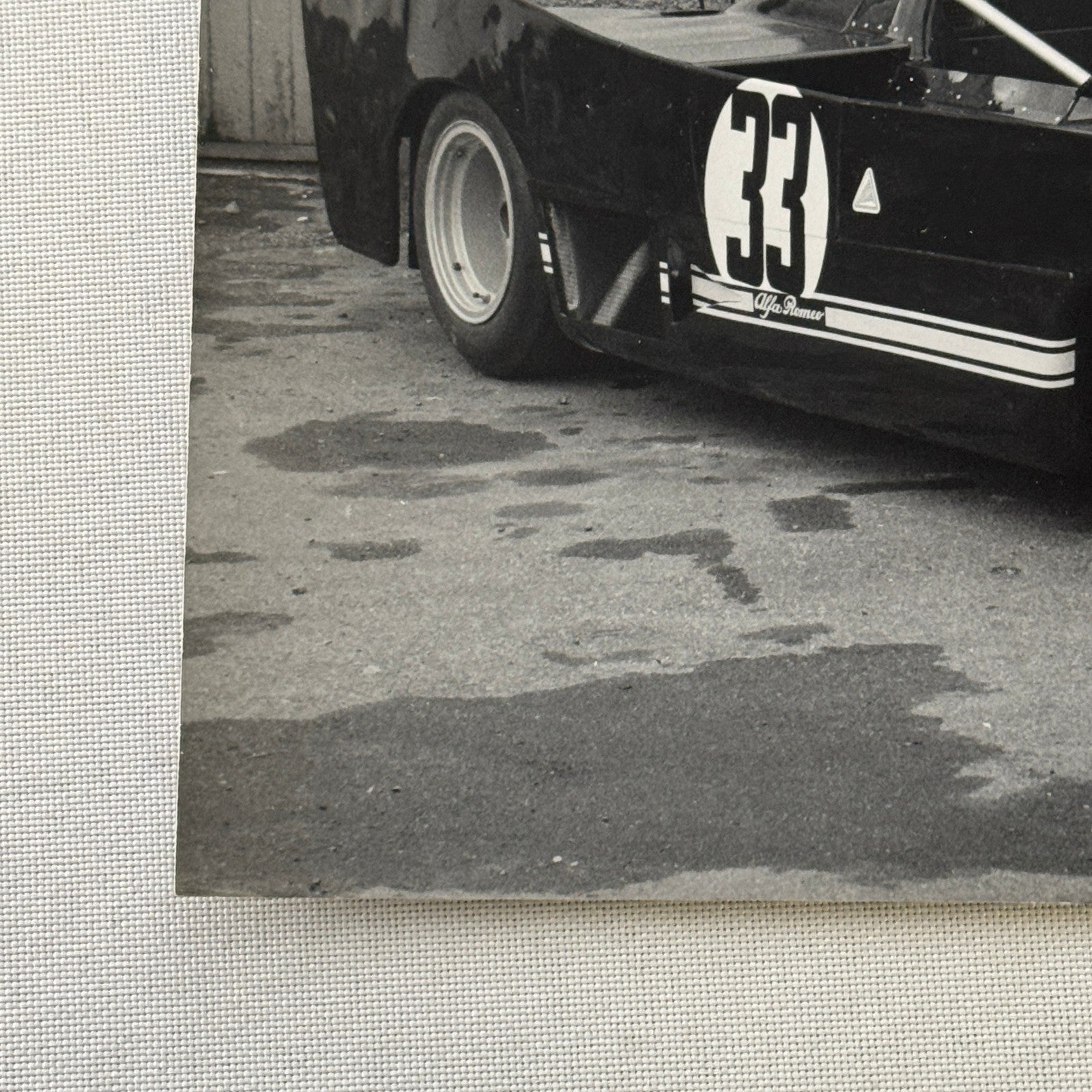 Vintage Racing Photo Alfa Romeo 33 TT 12 Turbo Car Photograph Motorsport Print