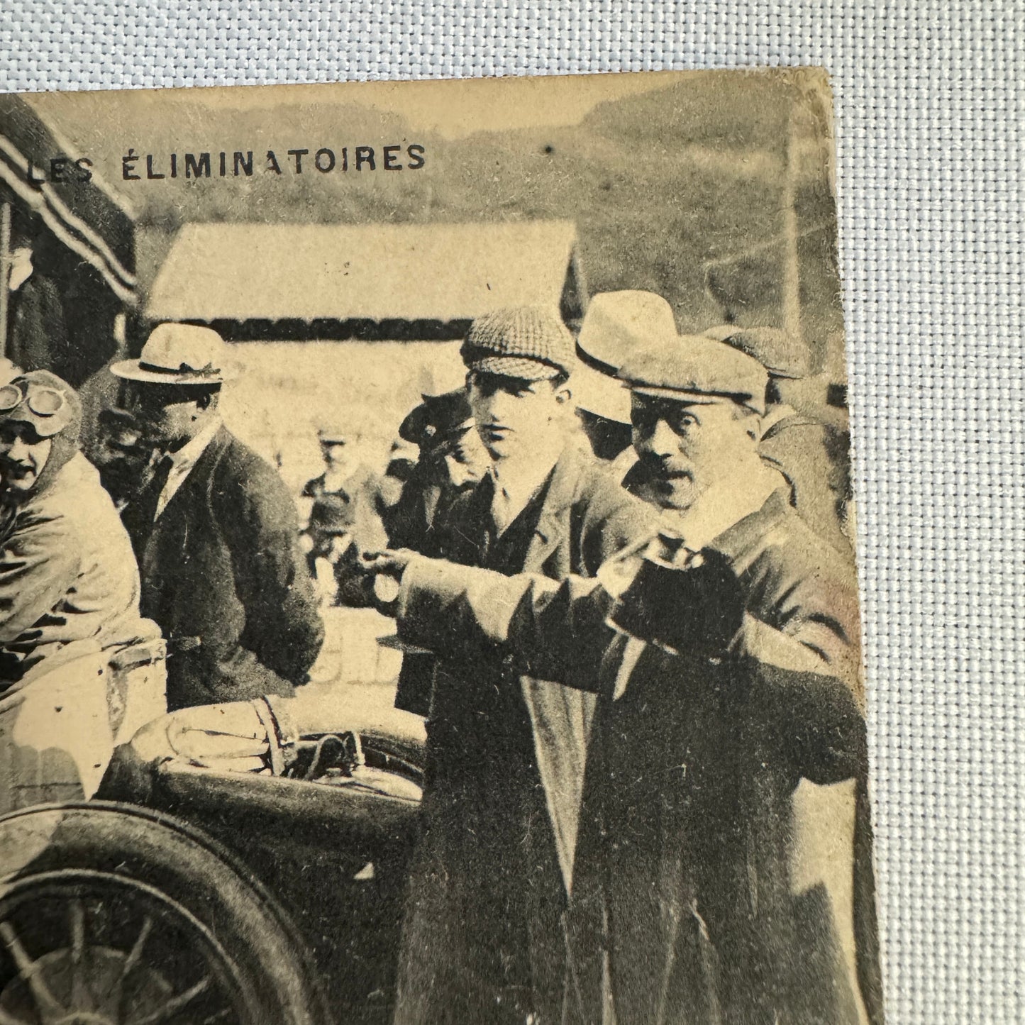 Vintage Racing Postcard Post Card French