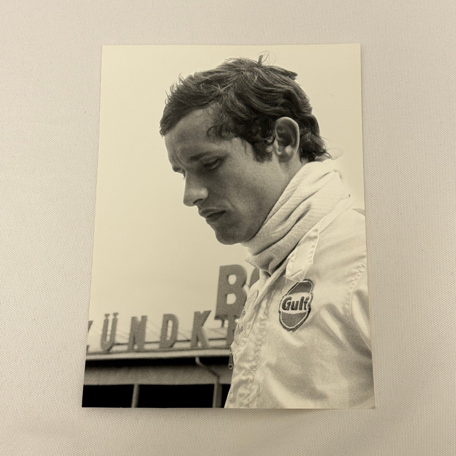 Vintage Racing Photo Jacky Ickx 1969 1000KM Race Motorsport Photograph