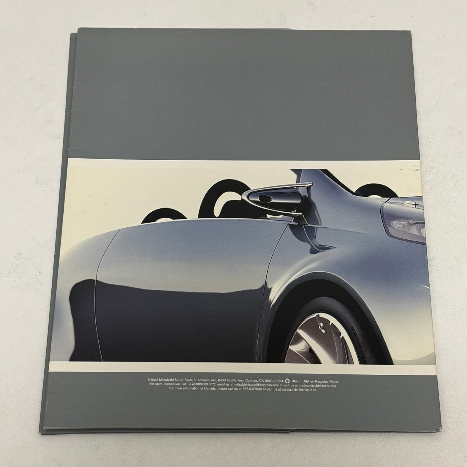 2003 Mitsubishi Tarmac Spyder Factory Press Kit Brochure CD Concept Car
