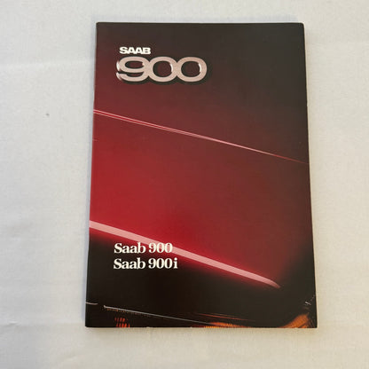 Vintage Saab 900 900i Car Sales Brochure Catalog Saab 1986 1987