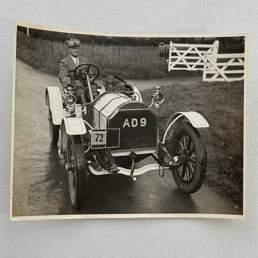 Vintage Racing Photo 1904 Mercedes Benz Car at 1958 Prescott Hillclimb Race