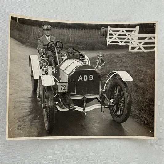 Vintage Racing Photo 1904 Mercedes Benz Car at 1958 Prescott Hillclimb Race