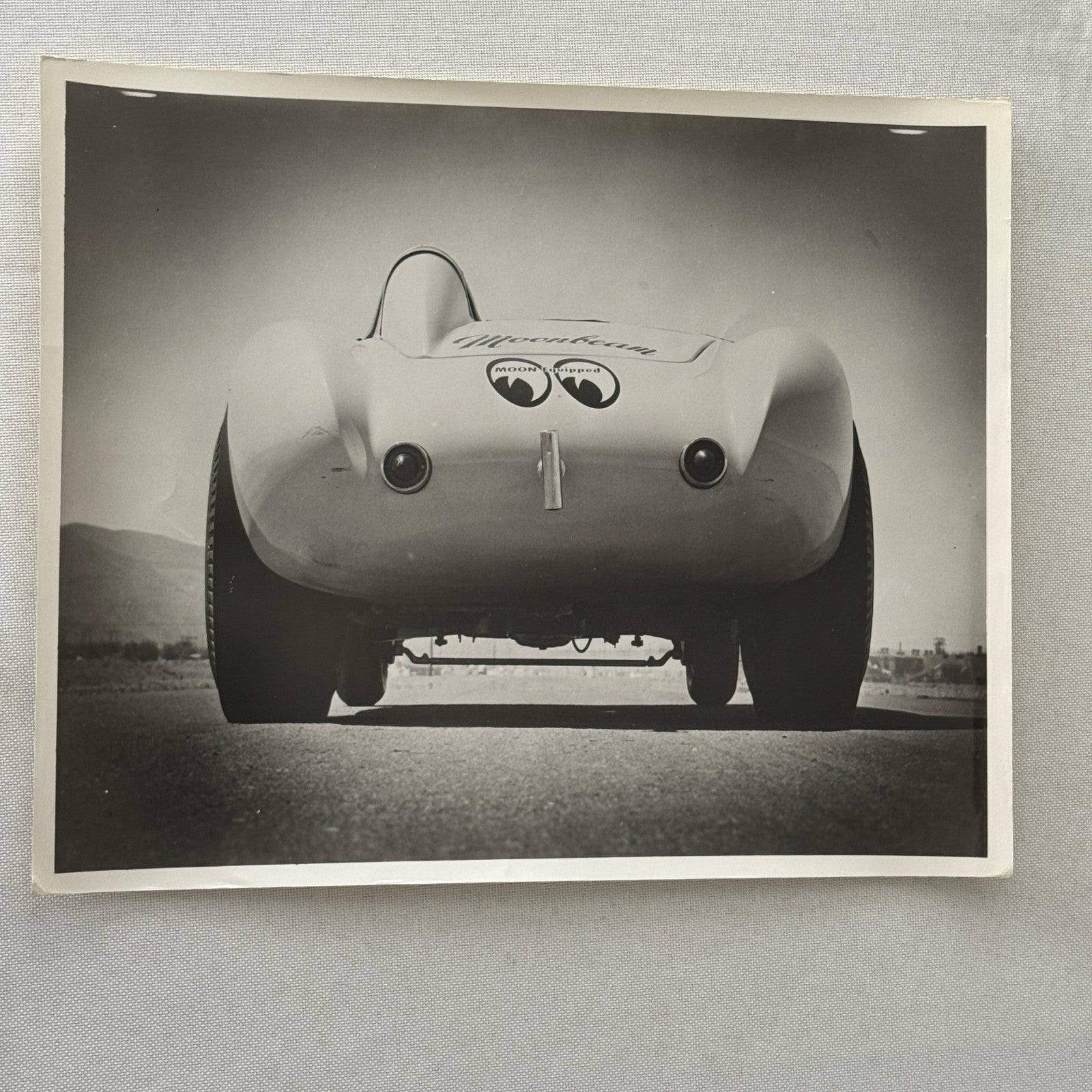 Vintage Dragster Drag Racing Photo Photograph Dean Moon Moonbeam Devin Car