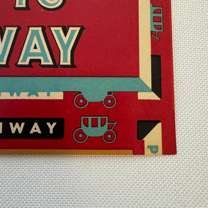 Vintage Pacific Highway Travel Label Tobacco Cigar ?