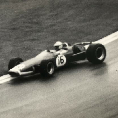 Vintage Racing Car Photo Photograph Print - Guy Ligier Ecurie Intersport 1968