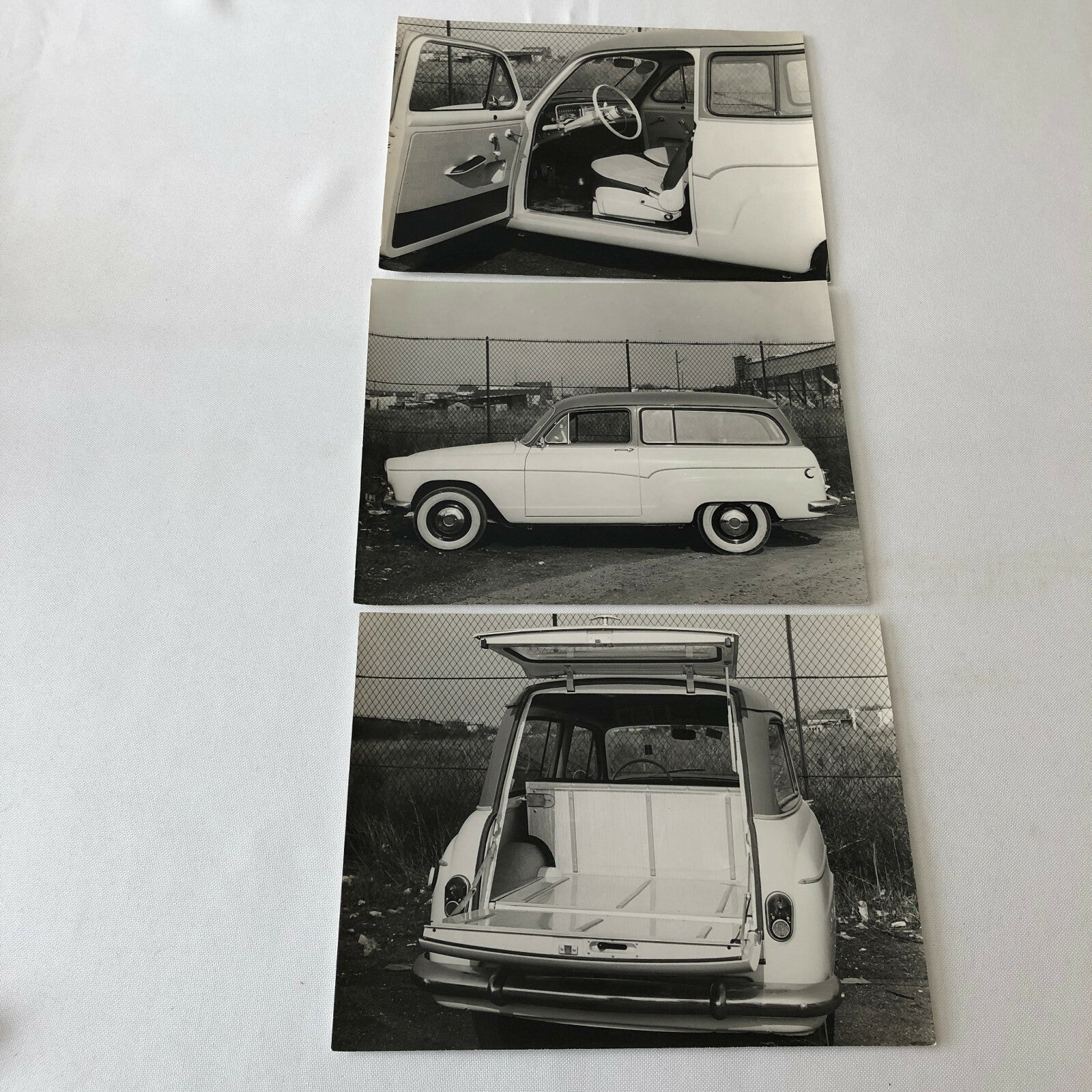 Vintage Simca P60 Ranch Factory Press Photo Photograph Lot of 3