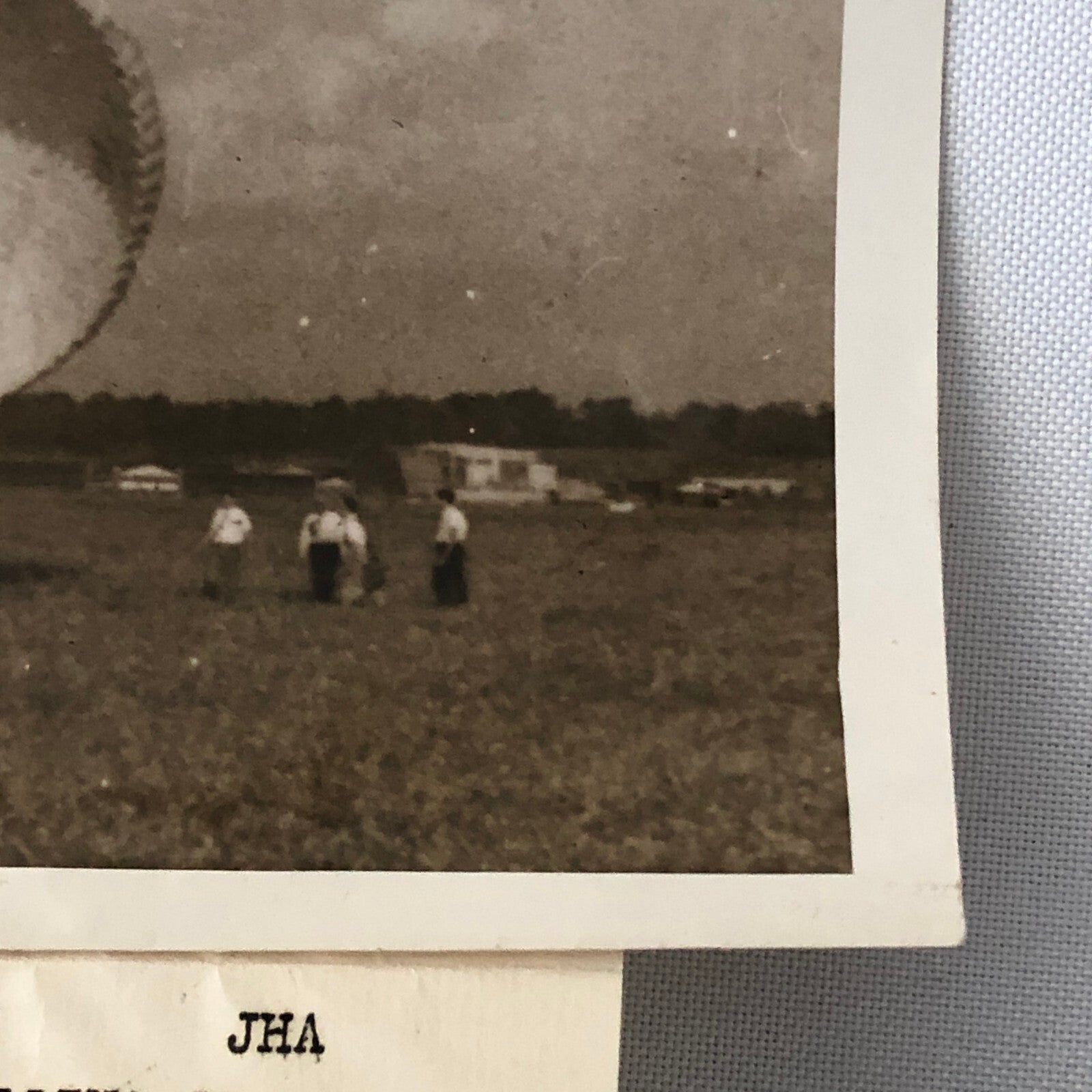 Press Photo Photograph Early Flight Parachute Test Aircraft Wright Field Ohio