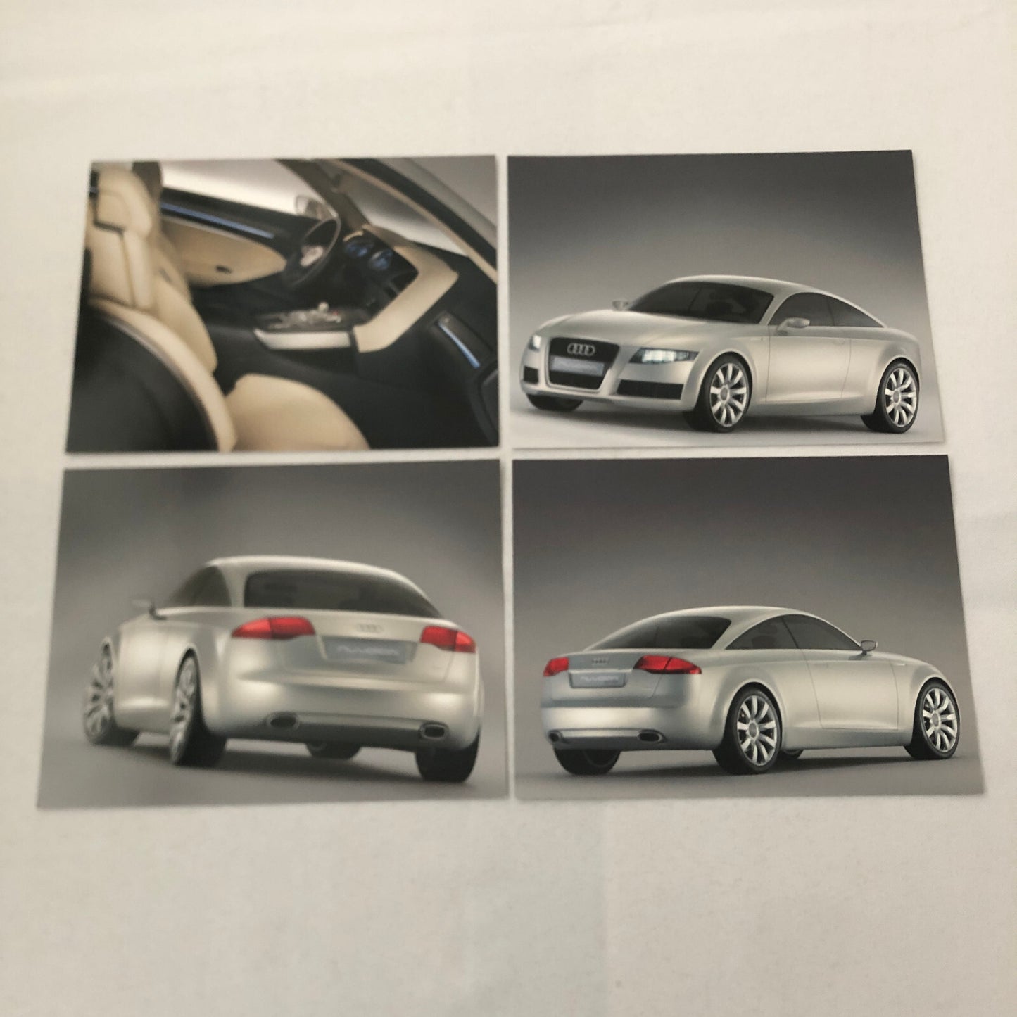 2003 Audi Nuvolari Quattro Concept Car Prototype Press Kit Brochure GERMAN