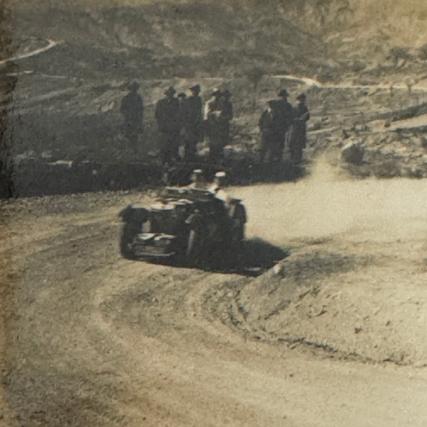 Vintage Racing Car Photo Photograph Early Automobile Motorsport