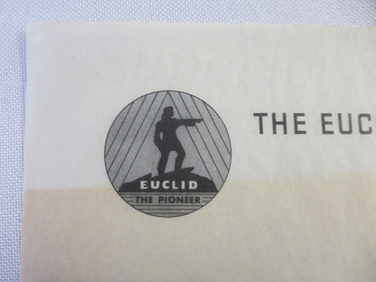 1948 Euclid Road Machinery Company Letter Letterhead Truck + 