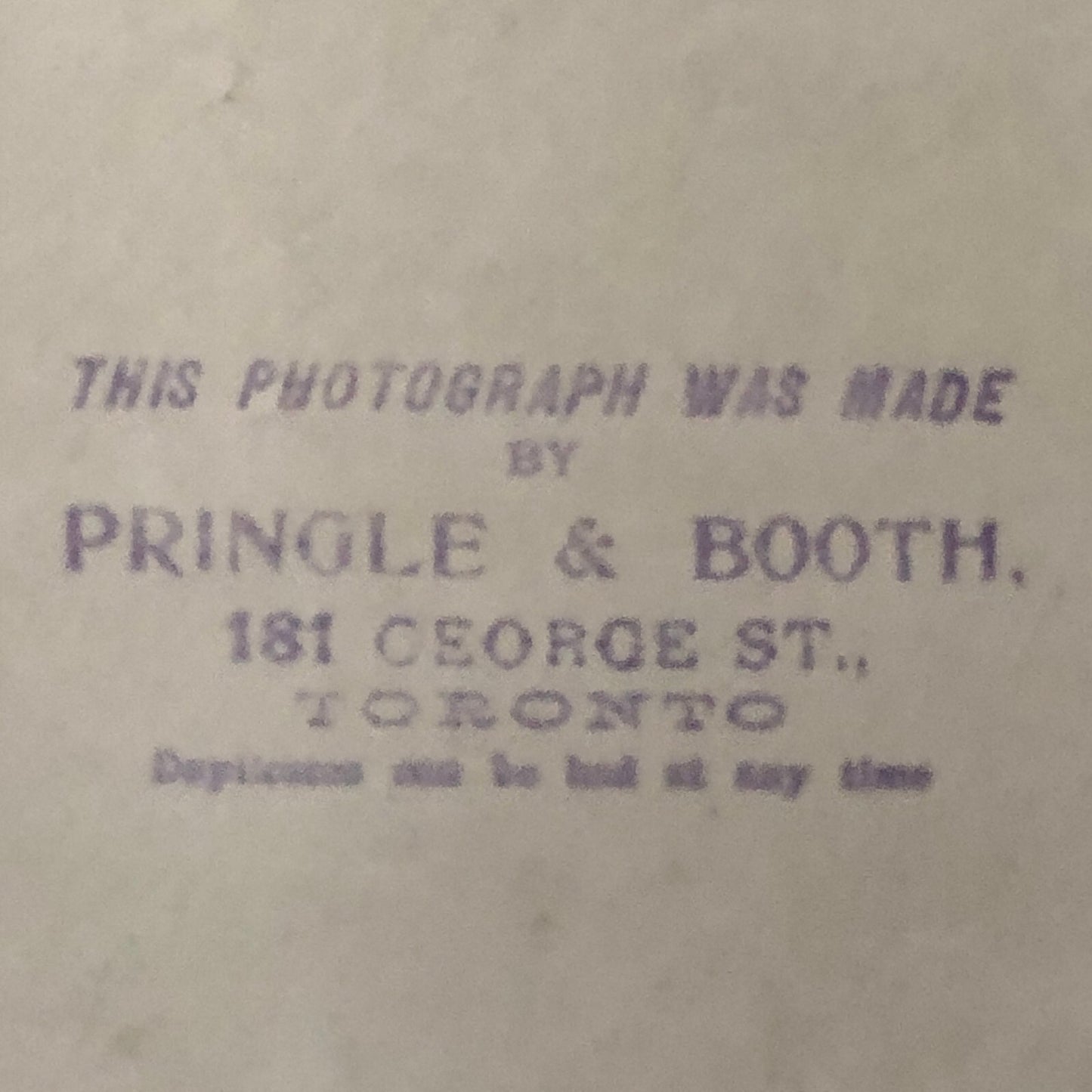 Antique CNE Canadian National Exhibition Pringle and Booth Photo Photograph