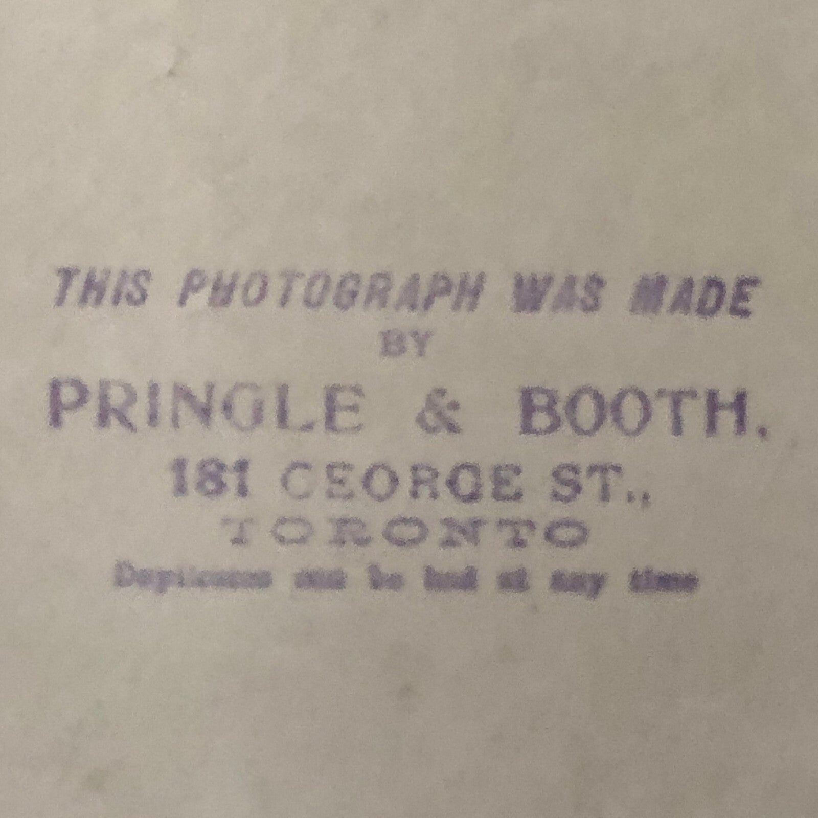 Antique CNE Canadian National Exhibition Pringle and Booth Photo Photograph