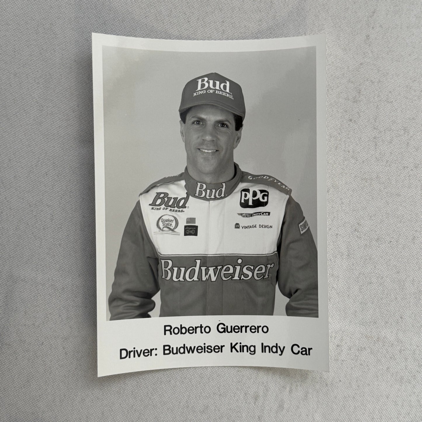 1993 Budweiser King Indy Car Racing Press Kit Roberto Guerrero