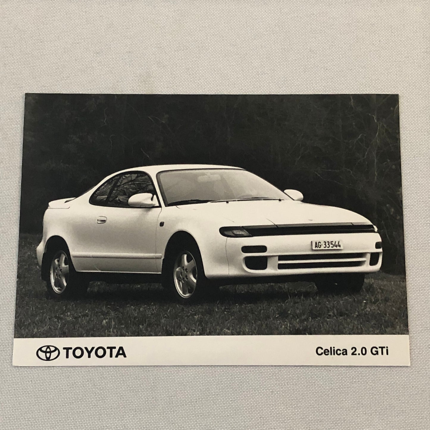 Toyota Celica 2.0 GTi Car Factory Press Photo Photograph Print